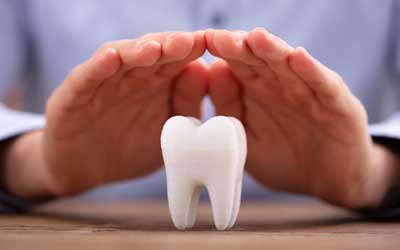 Plastic 3D Tooth